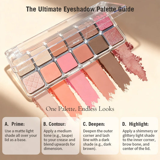 12 Color Eye Shadow Pallete Matte Eye
