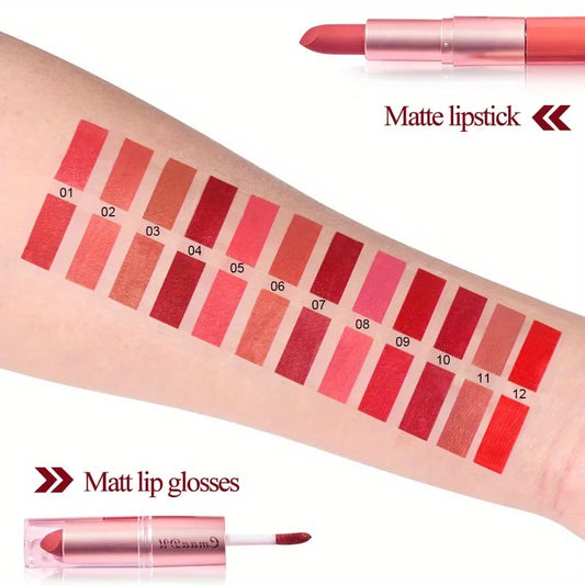 4pcs Matte Liquid Lipstick Set Waterproof