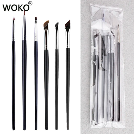 5/6PCS Thin Gel Eyeliner Makeup Brushes