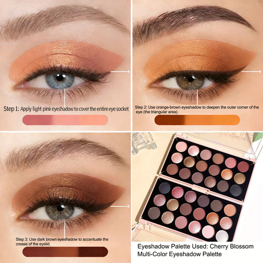 18-Color Eyeshadow Palette Waterproof