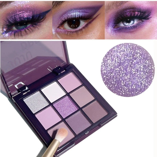 9-color Purple Series Eyeshadow Palette