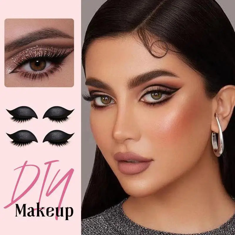 1Pair Eye Shadow Eyelash Patches Stickers