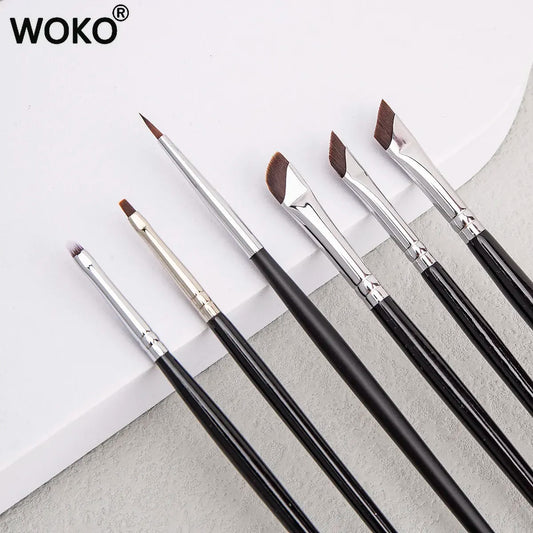 5/6PCS Thin Gel Eyeliner Makeup Brushes